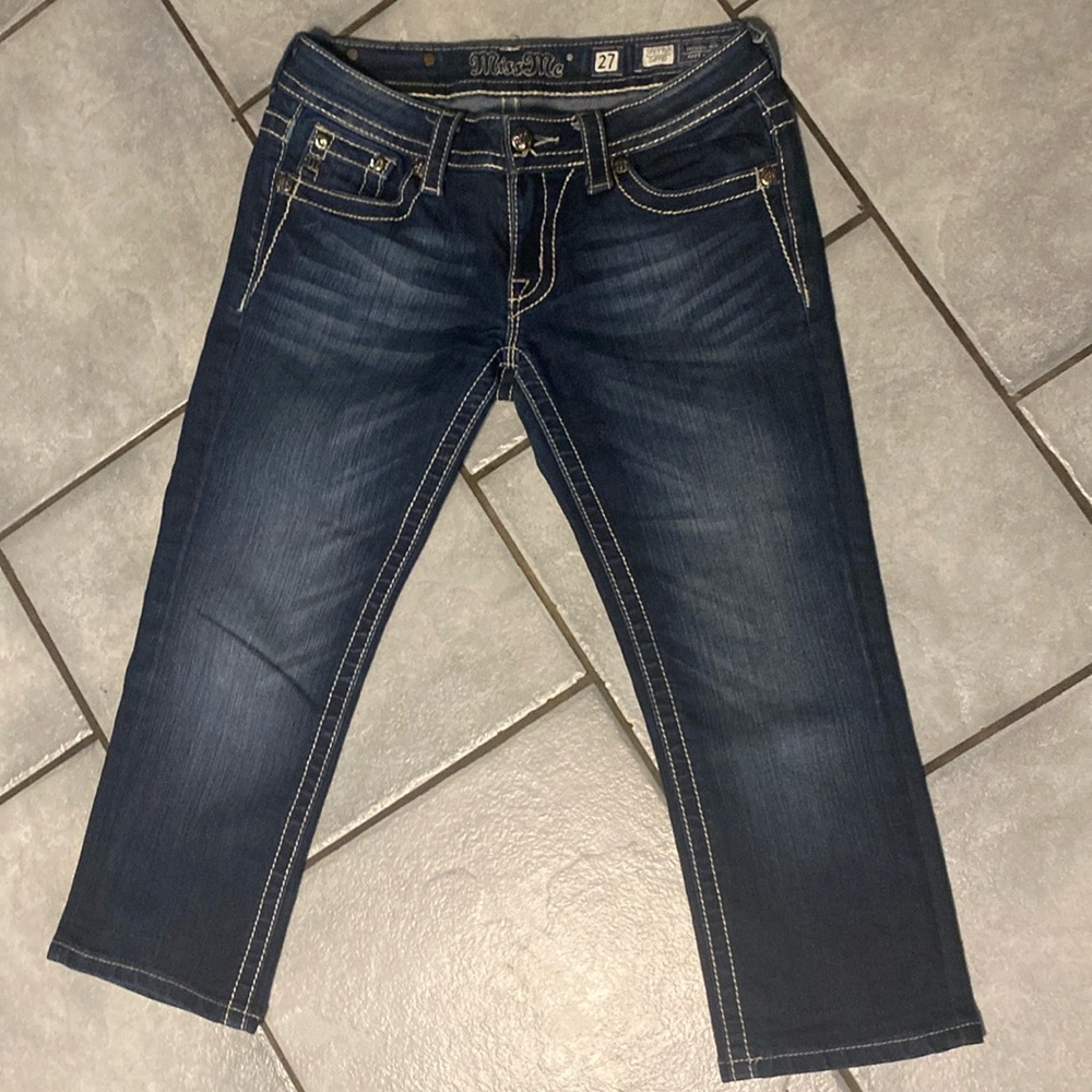 Miss me cropped capri jeans